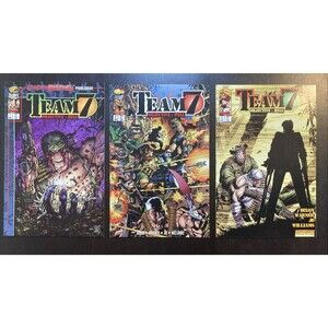 Team 7 Objective: Hell First Printing Complete Series (1995 Image Comics)